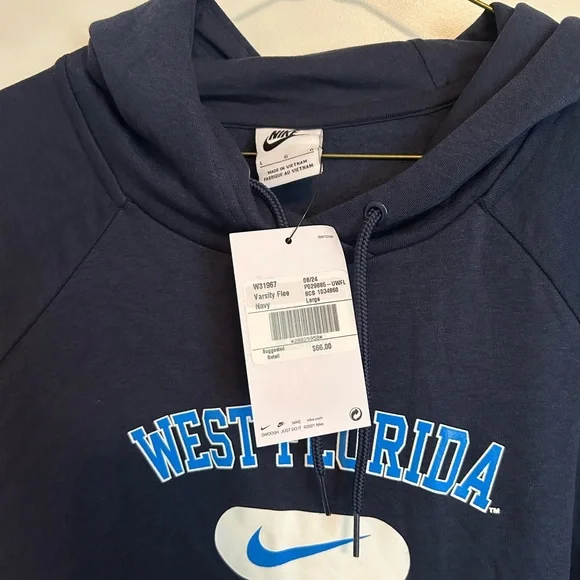 Nike Men's Navy Blue West Florida Argos Hoodie - Picture 2 of 3